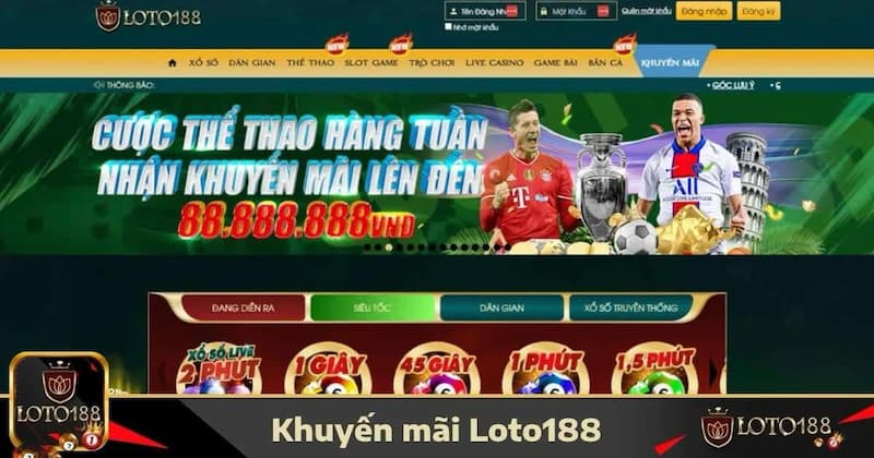 Sinh nhật nhận quà miễn phí từ khuyến mãi LOTO188